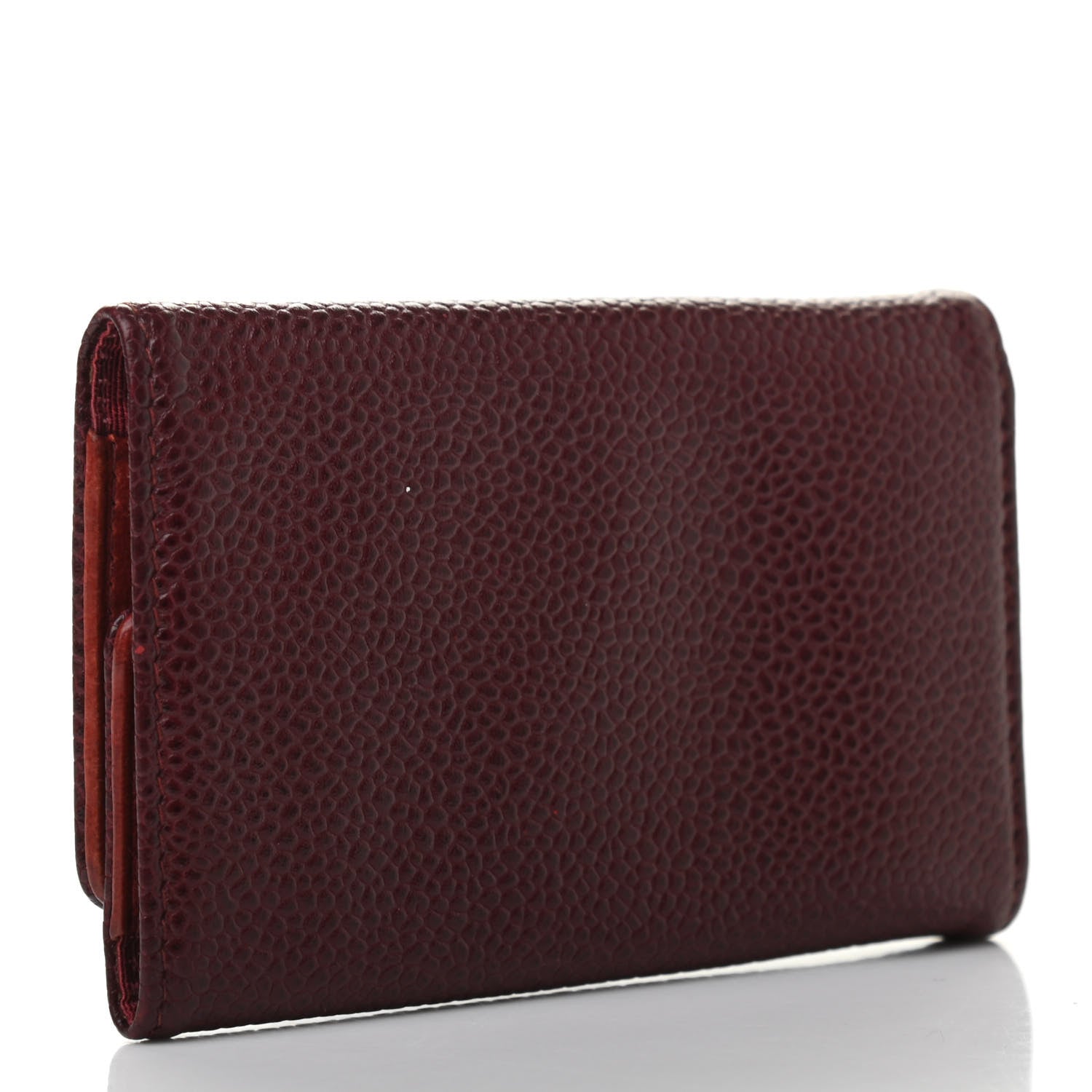 Chanel Caviar Timeless CC 6 Key Holder Case Dark Red 3 of 7