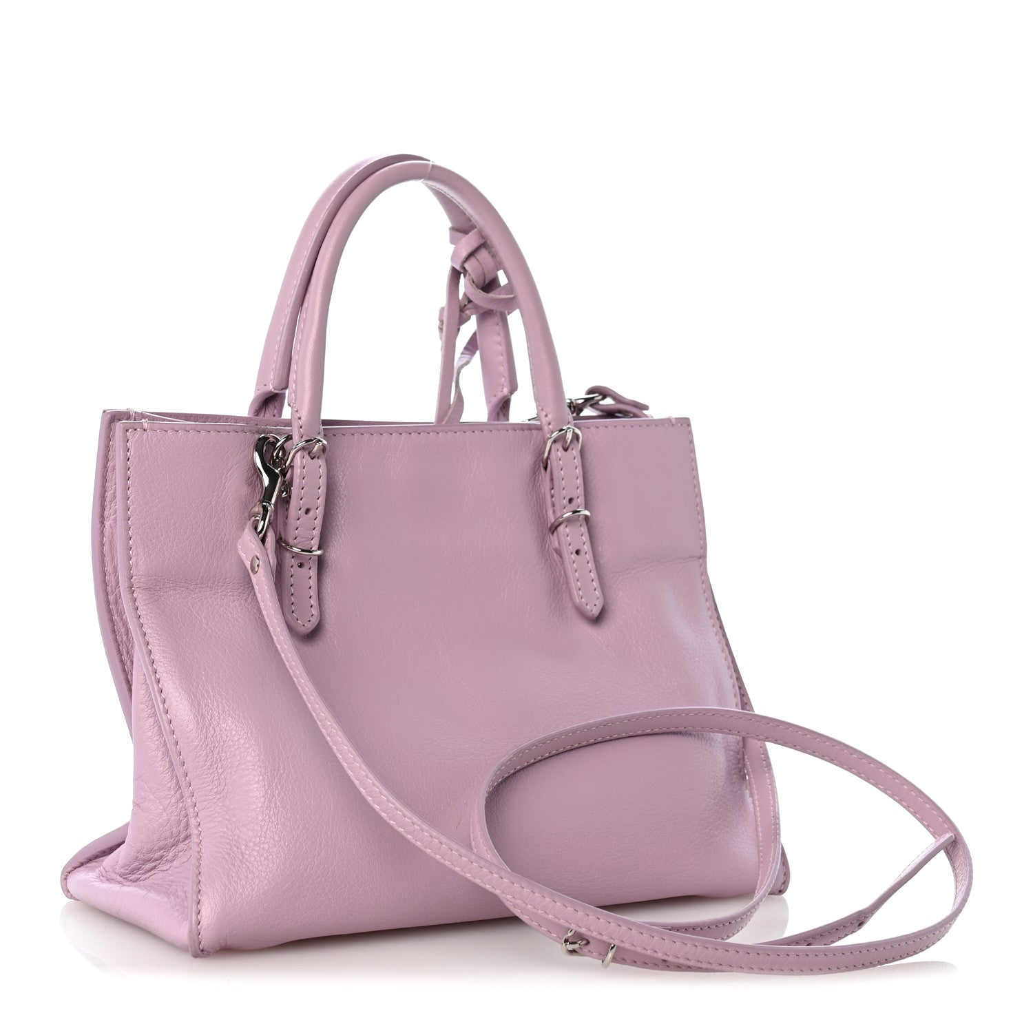 Balenciaga Veau Papier A4 Tote Rose Orchid 3 of 12