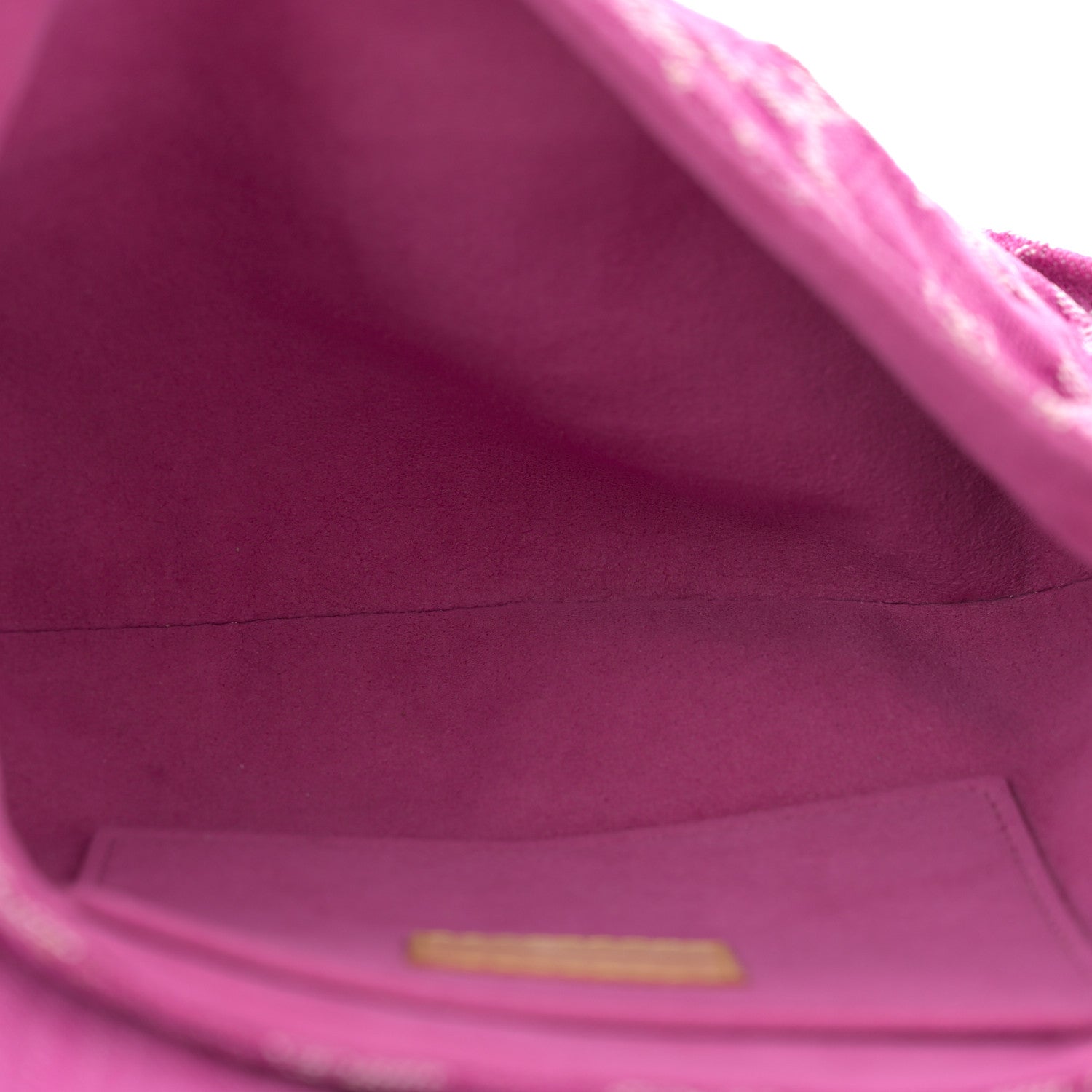 Louis Vuitton Monogram Denim Mini Pleaty Fuchsia 4 of 9
