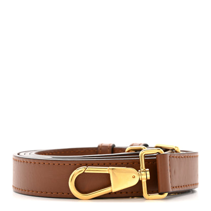 Burberry Calfskin Shoulder Strap Brown 1 of 5