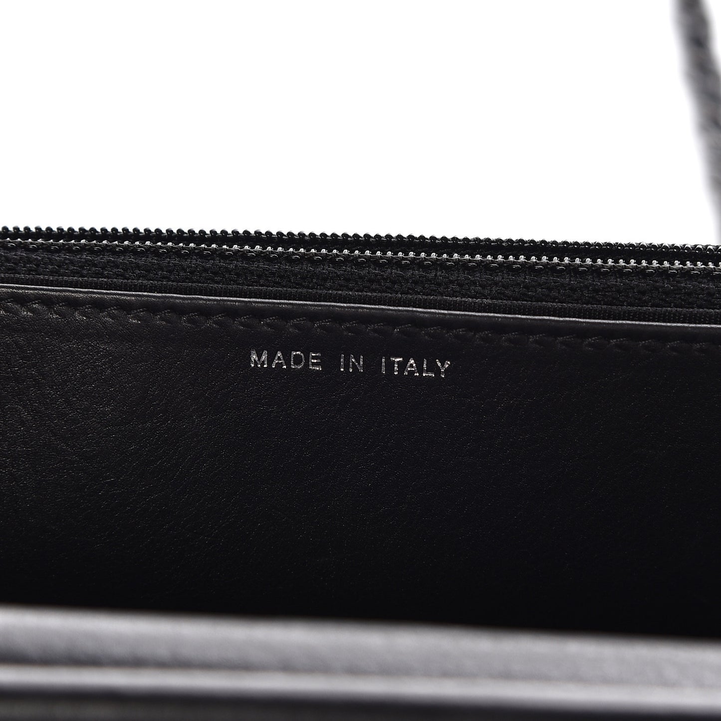 Calfskin Quilted Boy Wallet On Chain WOC So Black