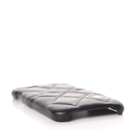Chanel Lambskin Quilted iPhone 7/8 Coco Tech Case Black 4 of 7