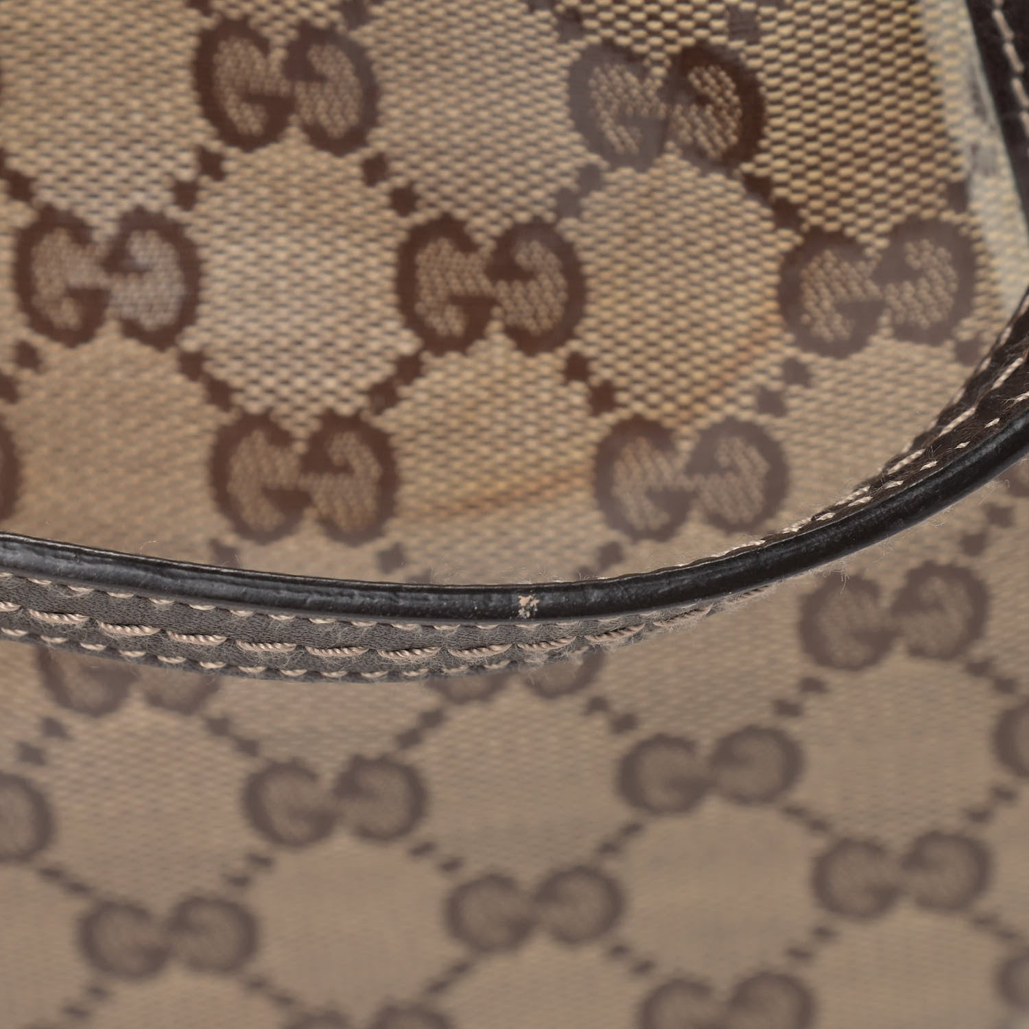 Gucci Crystal Monogram Duchessa Flap Shoulder Bag Dark Brown 13 of 14