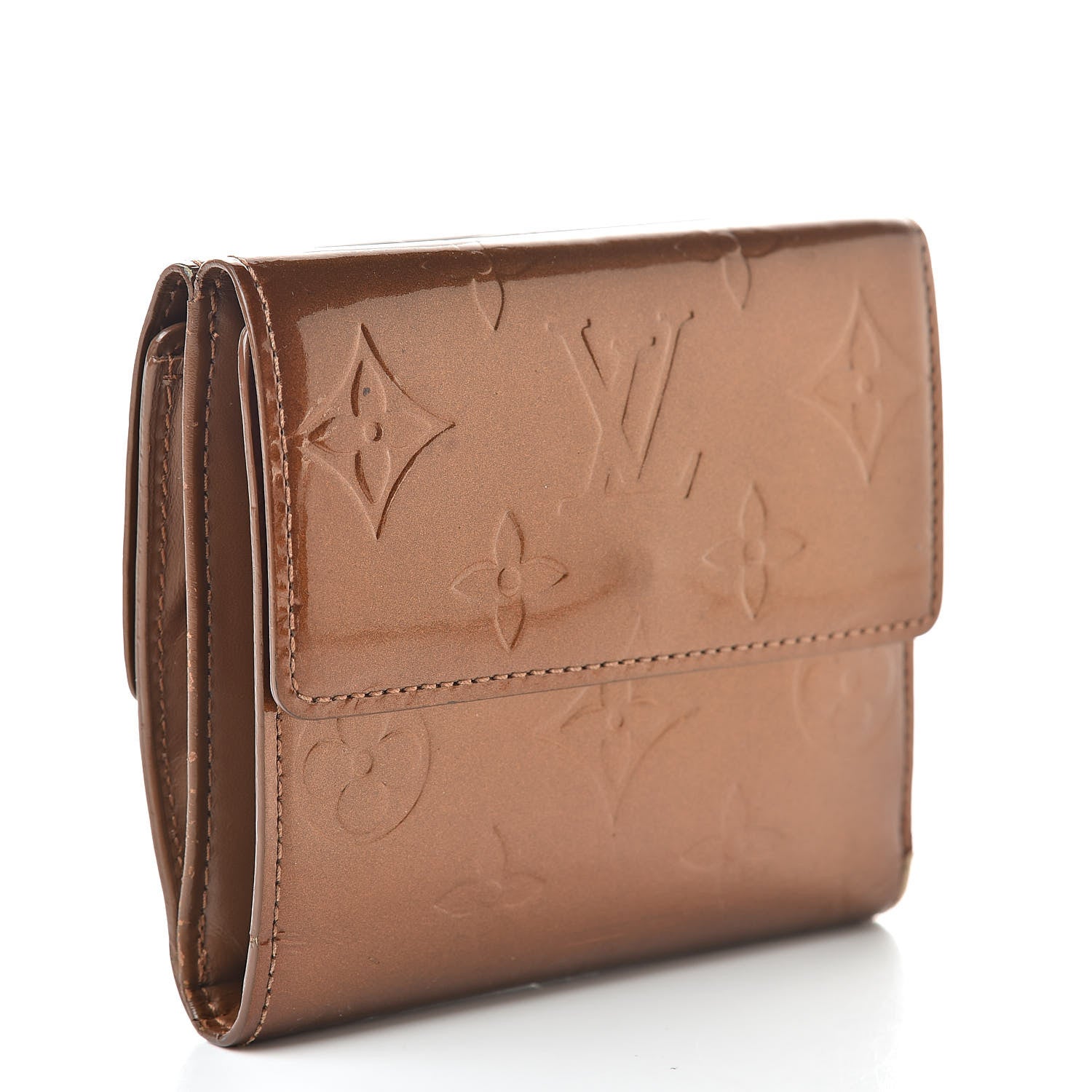 Louis Vuitton Vernis Elise Wallet Bronze 3 of 15