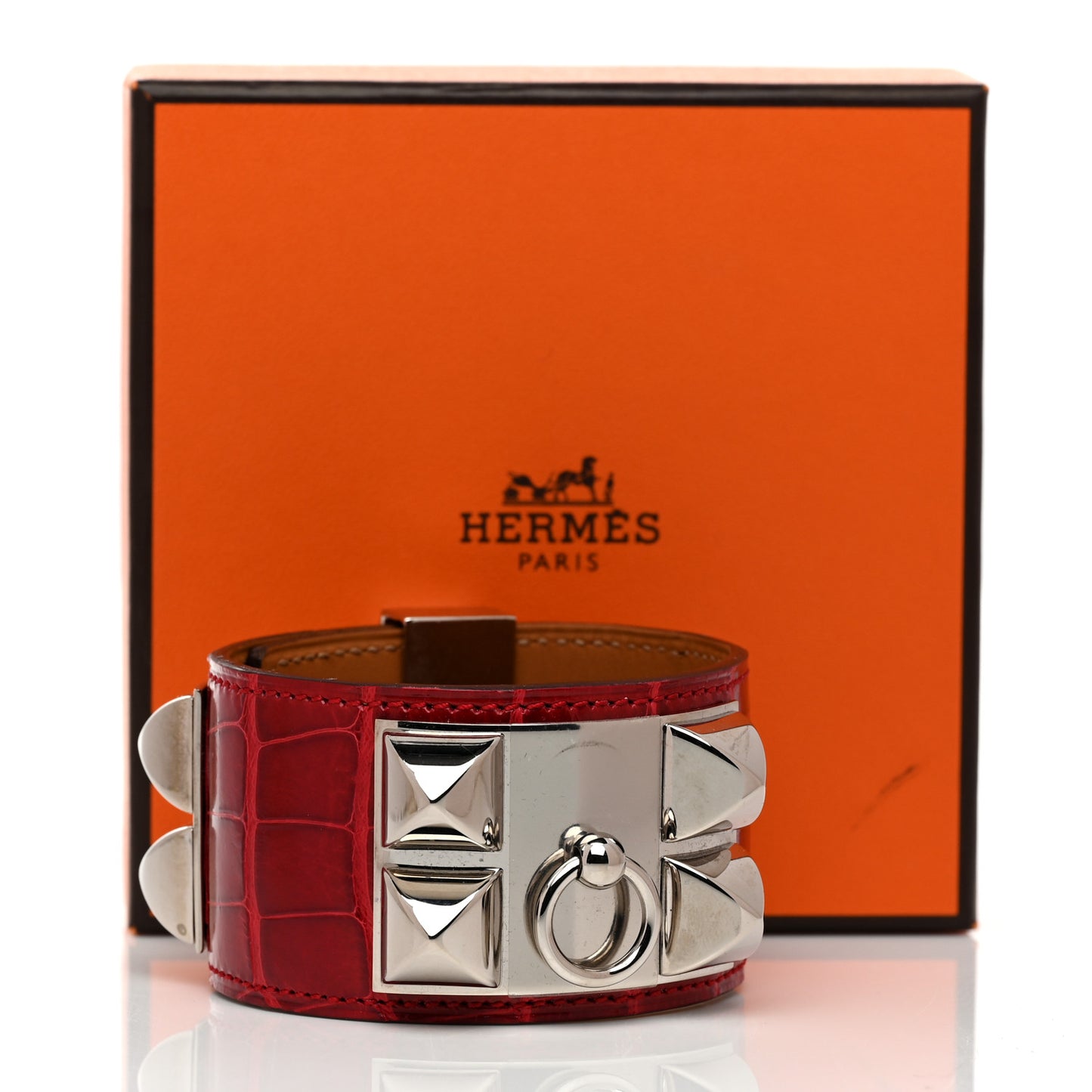 Shiny Alligator Collier De Chien CDC Bracelet T3 Rouge De Coeur