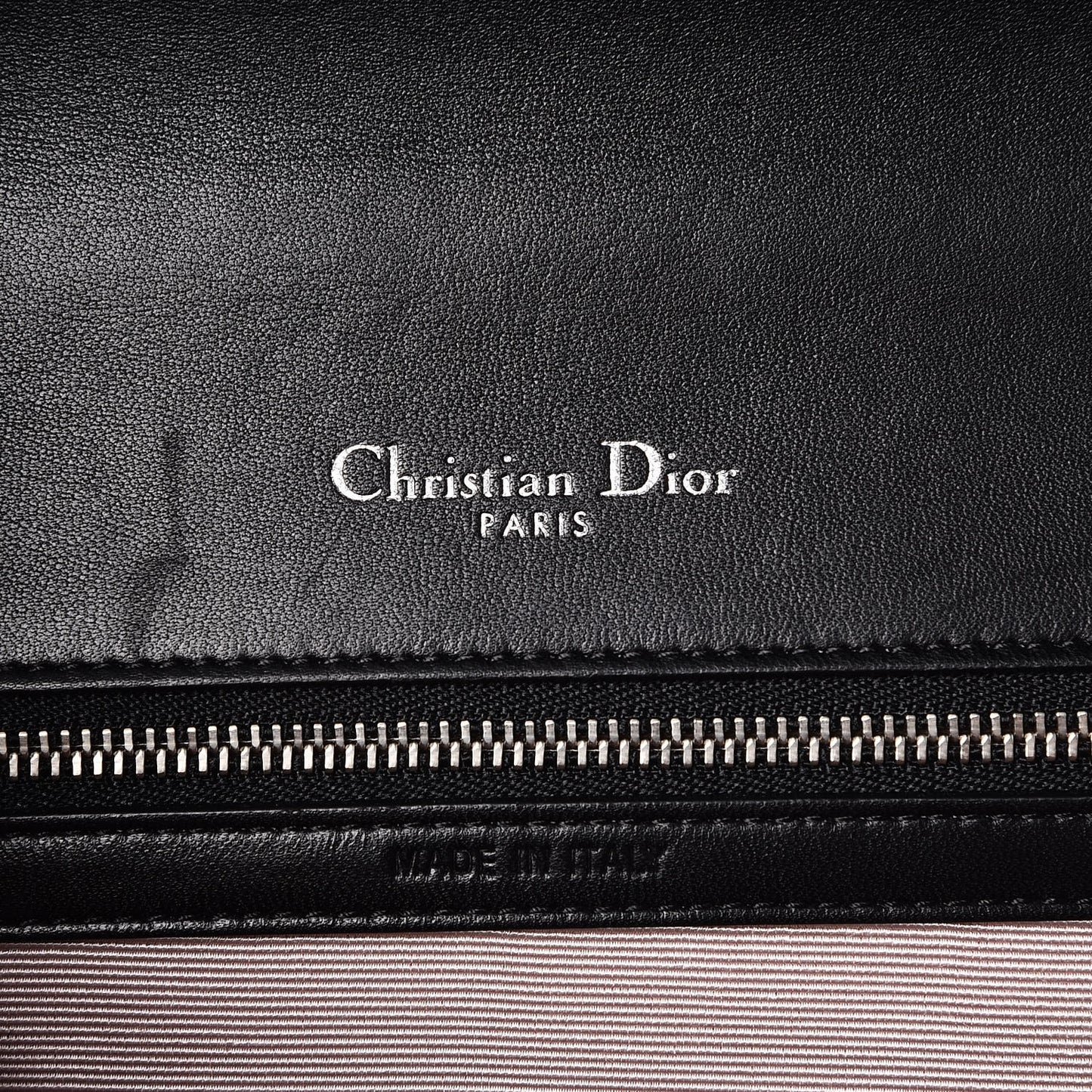Lambskin Medium Diorama Flap Bag Black
