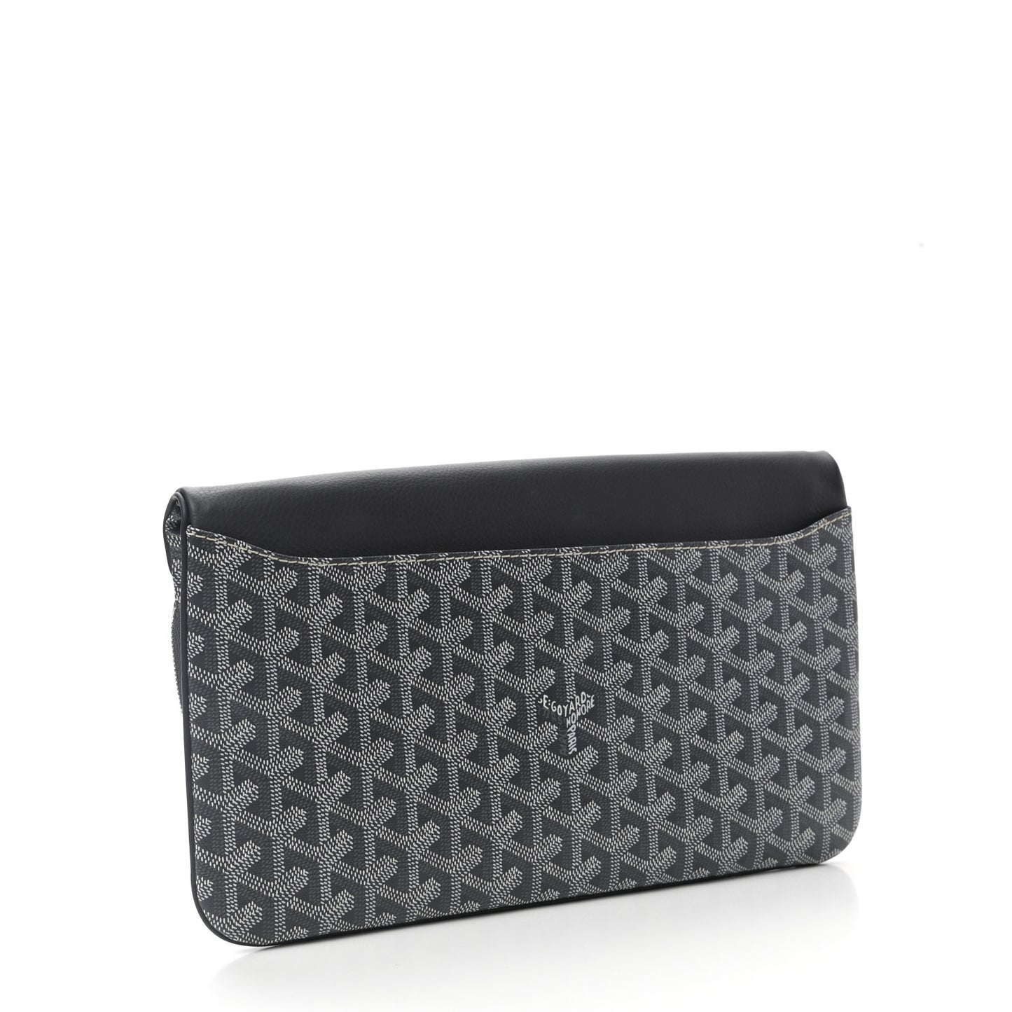 Goyardine Sainte Marie Soft Clutch Grey