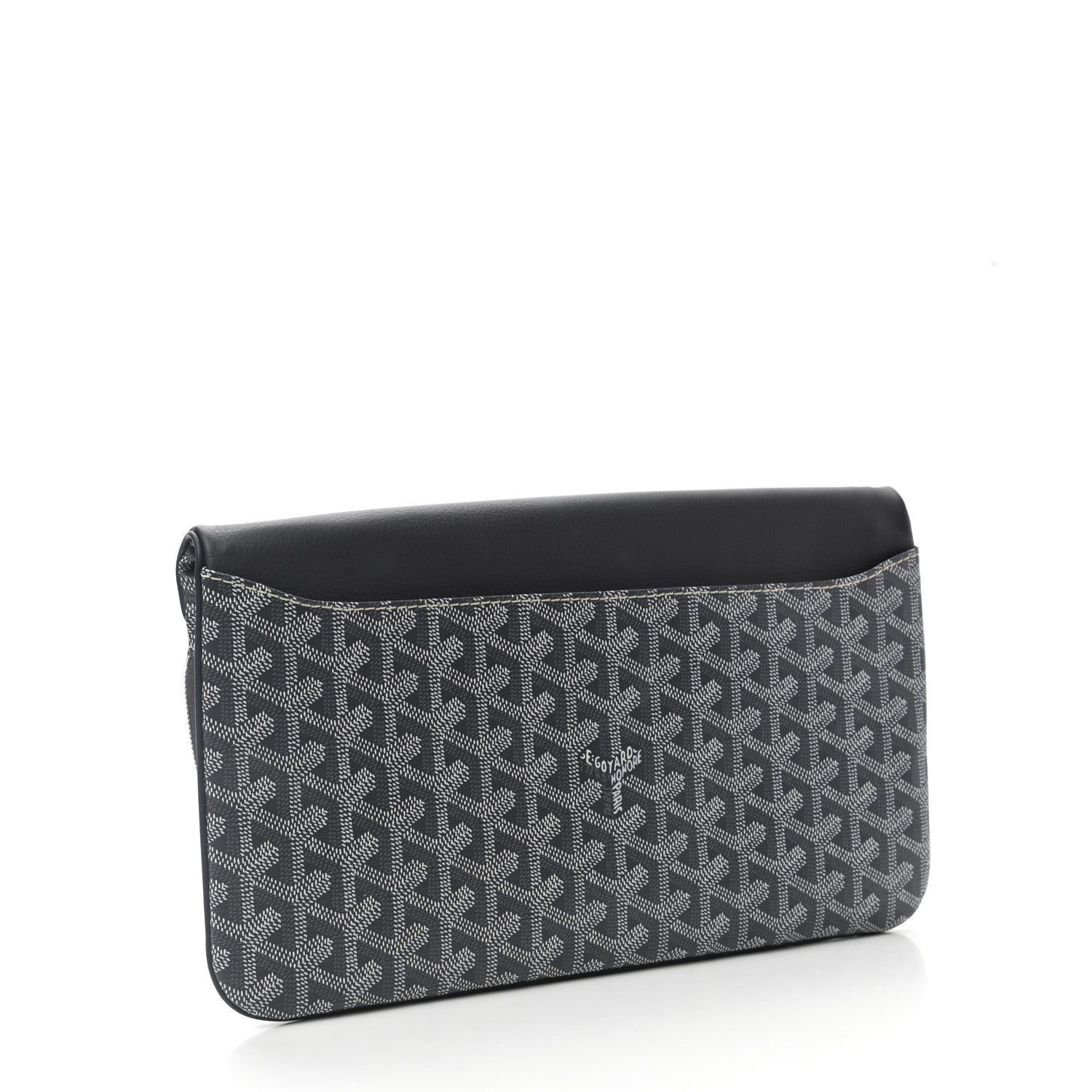 Goyard Goyardine Sainte Marie Soft Clutch Grey 3 of 6