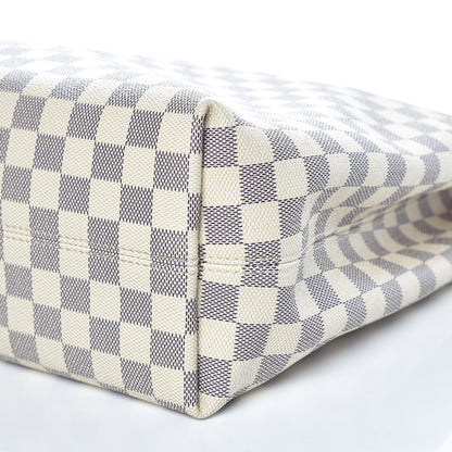 Louis Vuitton Damier Azur Graceful MM Rose Ballerine 9 of 11