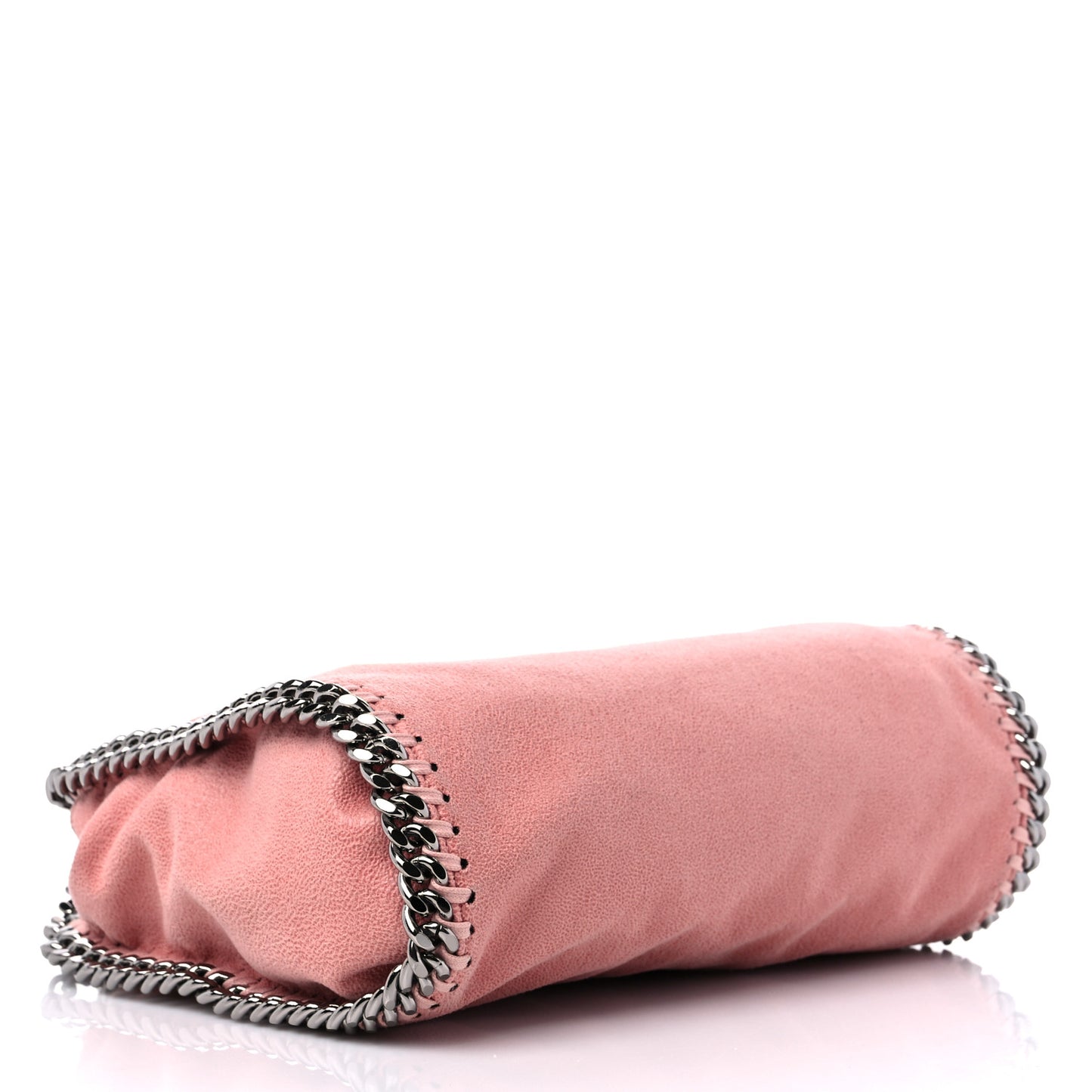 Shaggy Deer Mini Falabella Fold Over Tote Pink