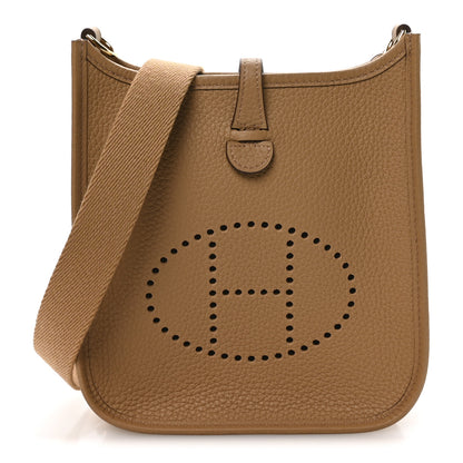 Hermes Taurillon Clemence Evelyne TPM Biscuit 1 of 11