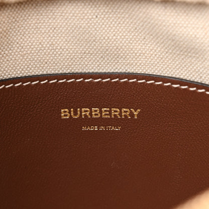 Burberry Calfskin Check Small Lola Camera Bag Dark Birch Brown 6 of 11