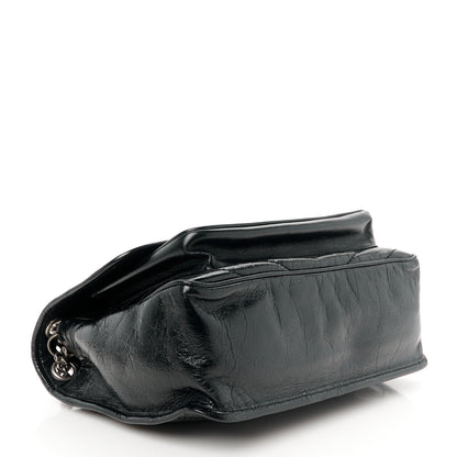 Saint Laurent Crinkled Calfskin Matelasse Monogram Medium Niki Chain Satchel Black 4 of 11