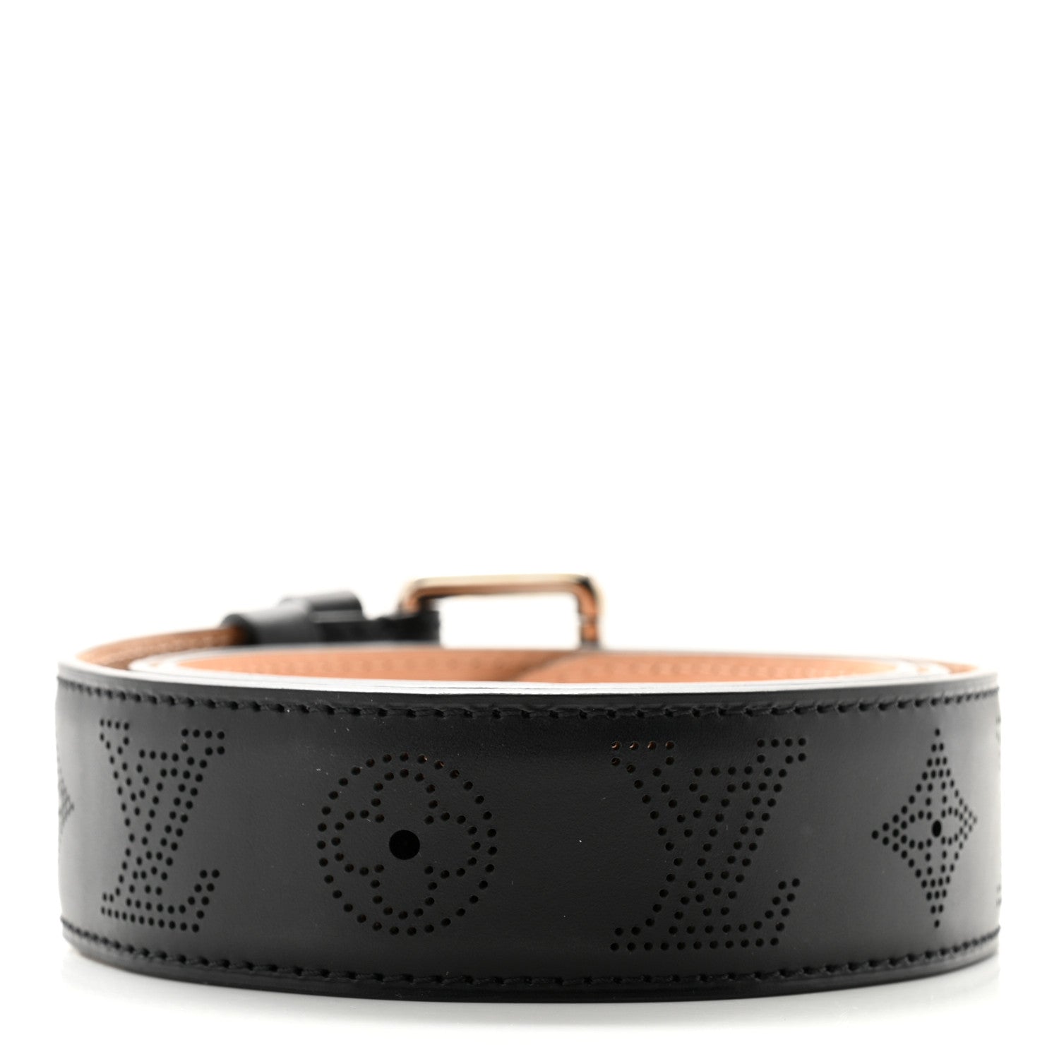 Louis Vuitton Mahina Belt 100 40 Black 2 of 8