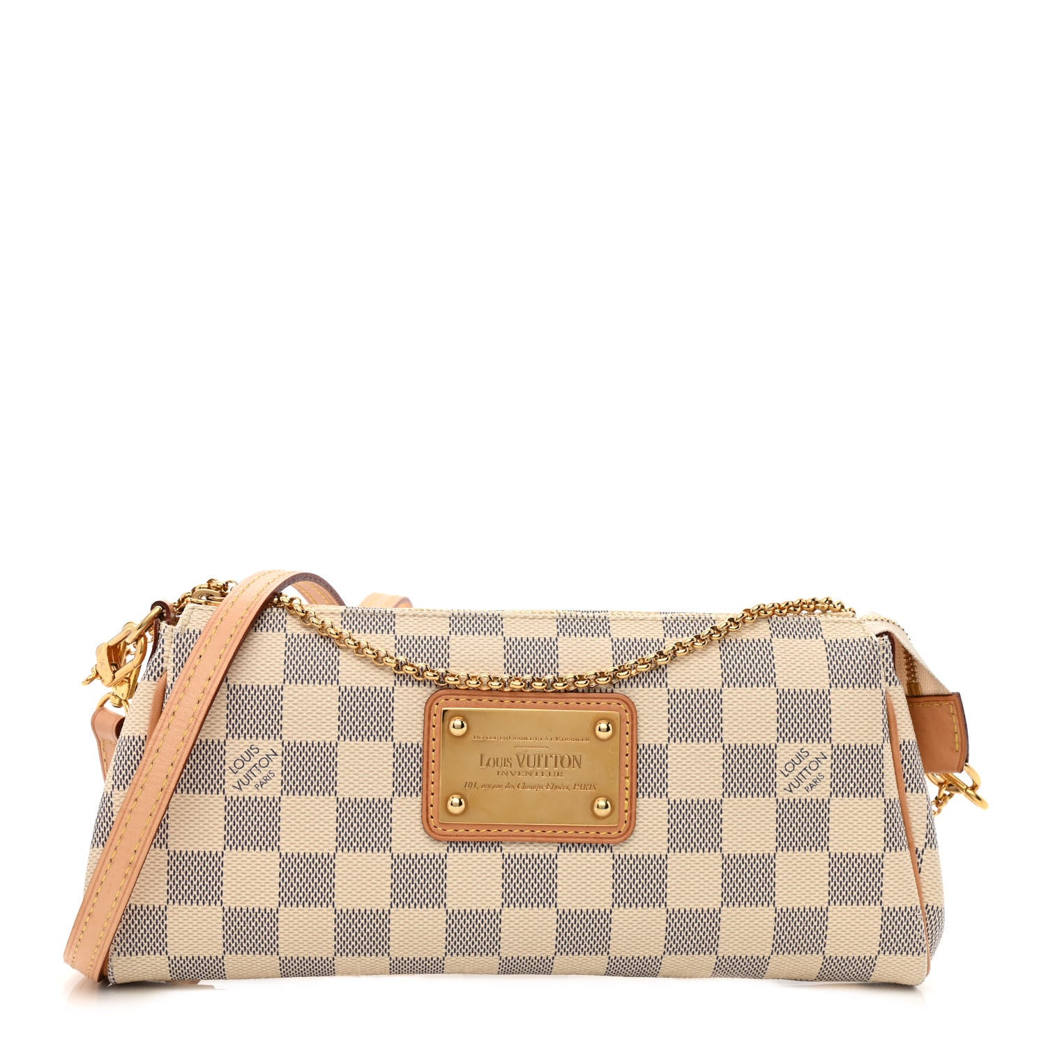 Louis Vuitton Damier Azur Eva Clutch 1 of 11