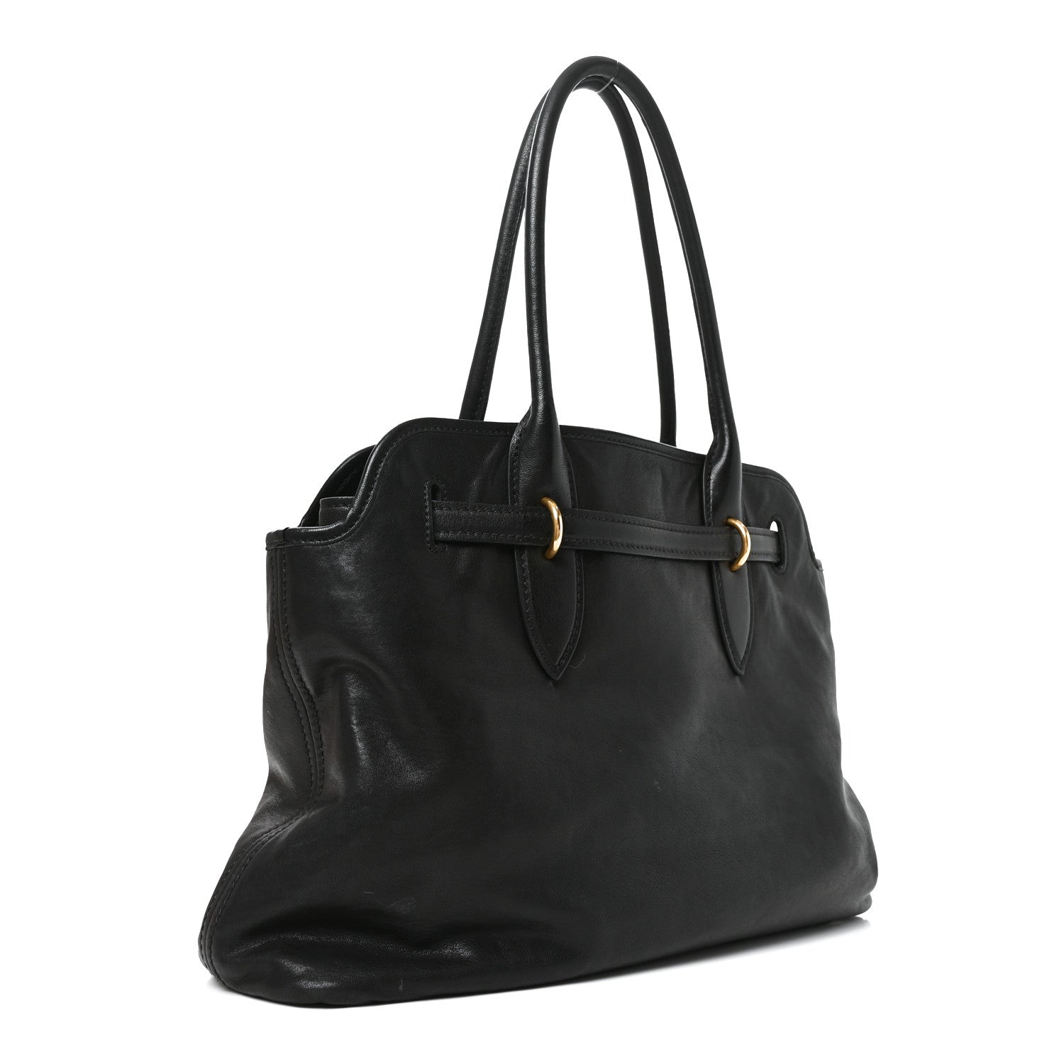 Miu Miu Nappa Medium Aventure Bag Black 3 of 10