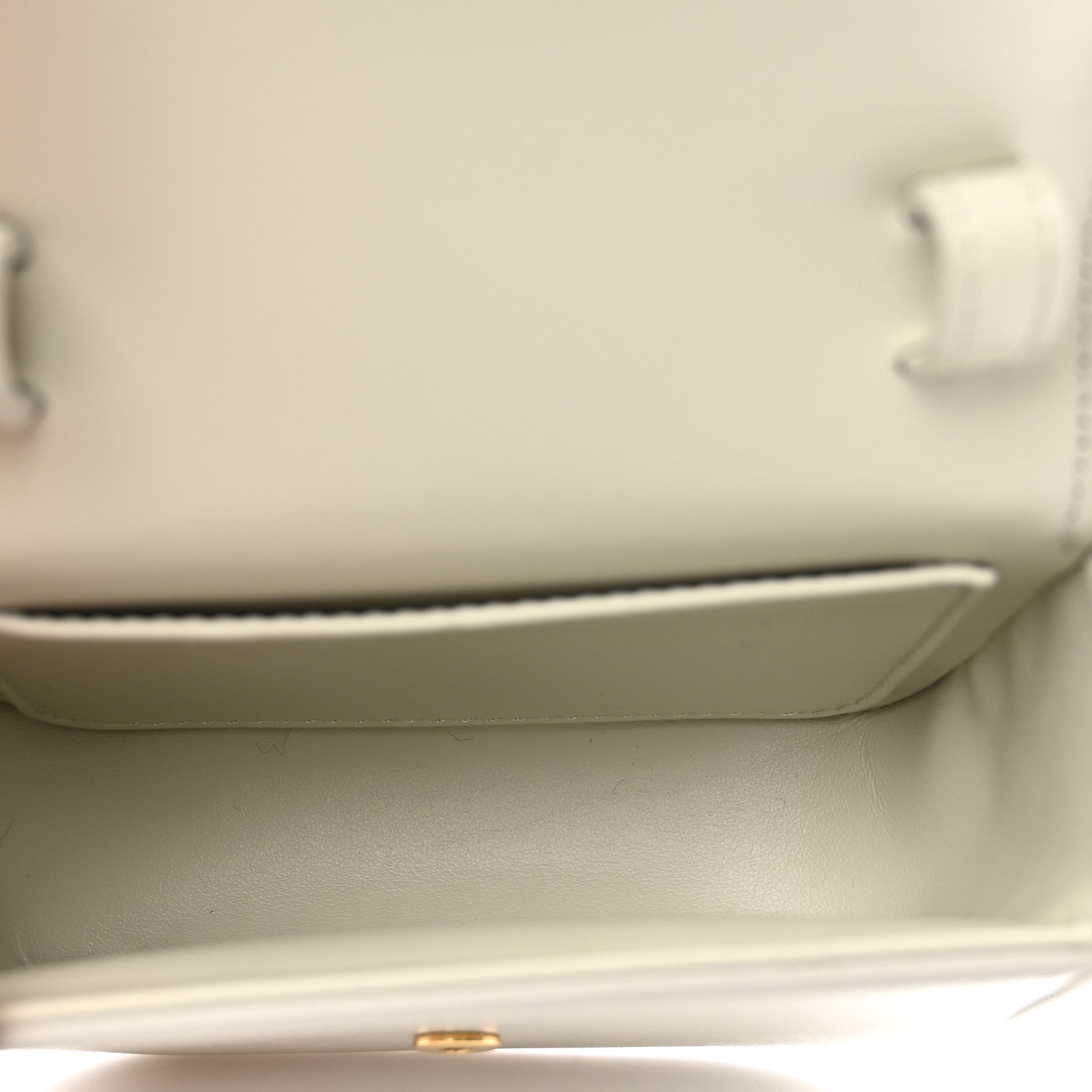 Celine Calfskin Mini Triomphe Chalk 5 of 7