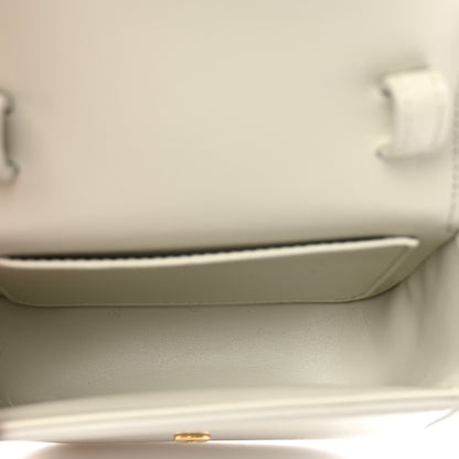 Celine Calfskin Mini Triomphe Chalk 5 of 7