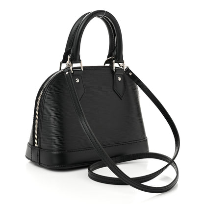Louis Vuitton Epi Alma BB Black 3 of 10