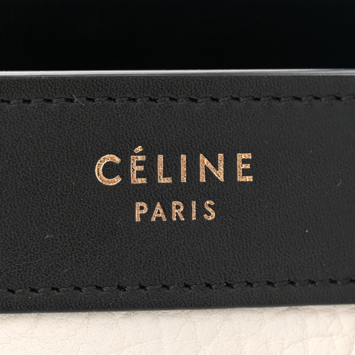 Bullhide Calfskin Nubuck Bi-Color Nano Luggage Black White