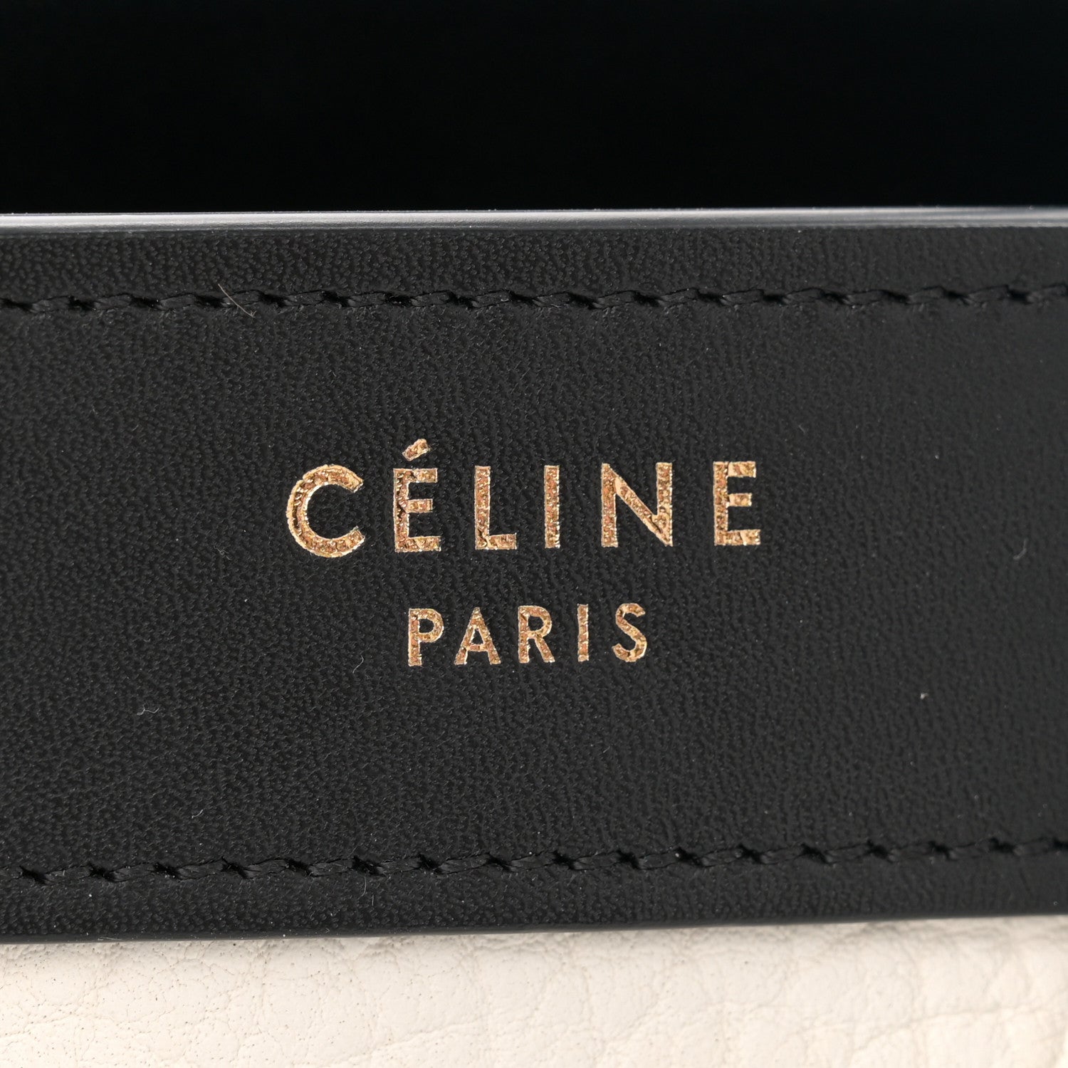 Celine Bullhide Calfskin Nubuck Bi-Color Nano Luggage Black White 6 of 14
