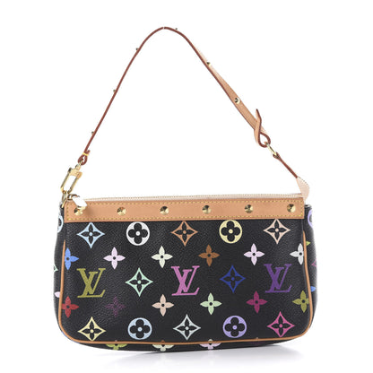 Louis Vuitton Monogram Multicolor Pochette Accessories Black 1 of 11