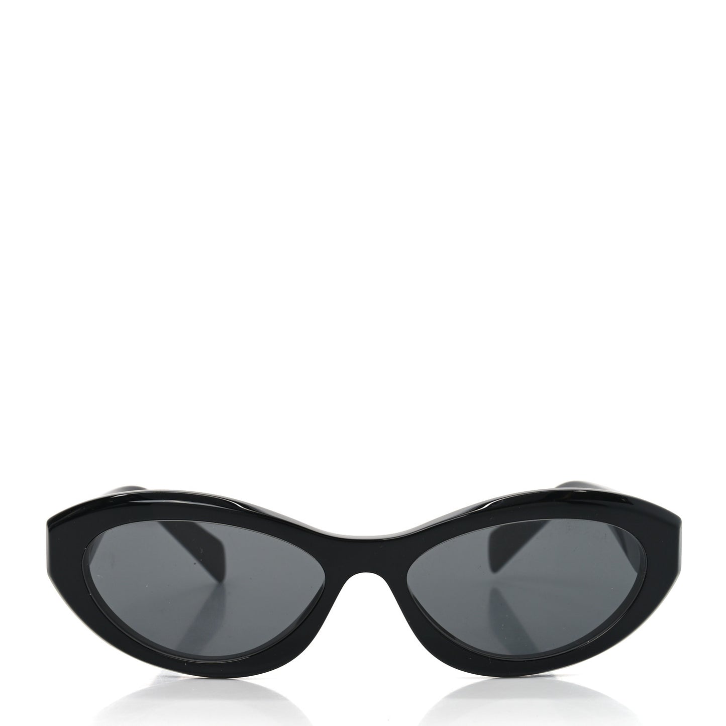 Acetate Oval Sunglasses SPR 26Z Black