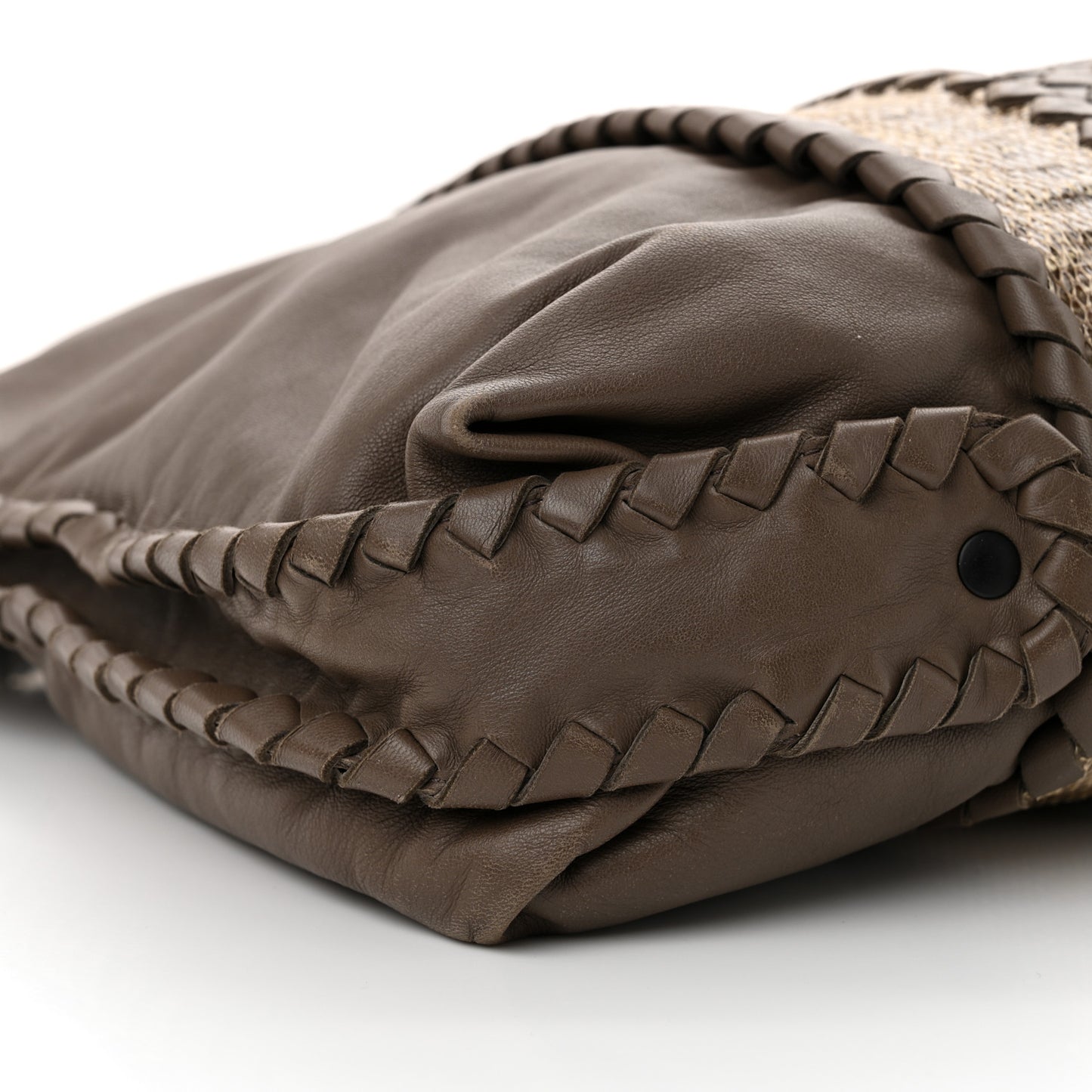 Nappa Intrecciato Ayers Tote Grey