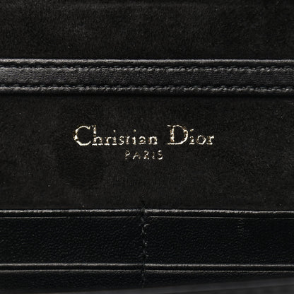 Christian Dior Patent Studded Diorama Wallet on Chain Pouch Black 6 of 10
