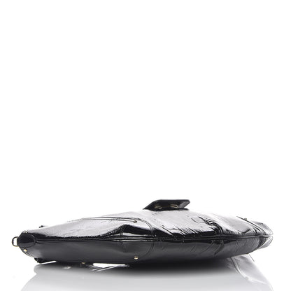 Versace Patent Shoulder Bag Black 4 of 11