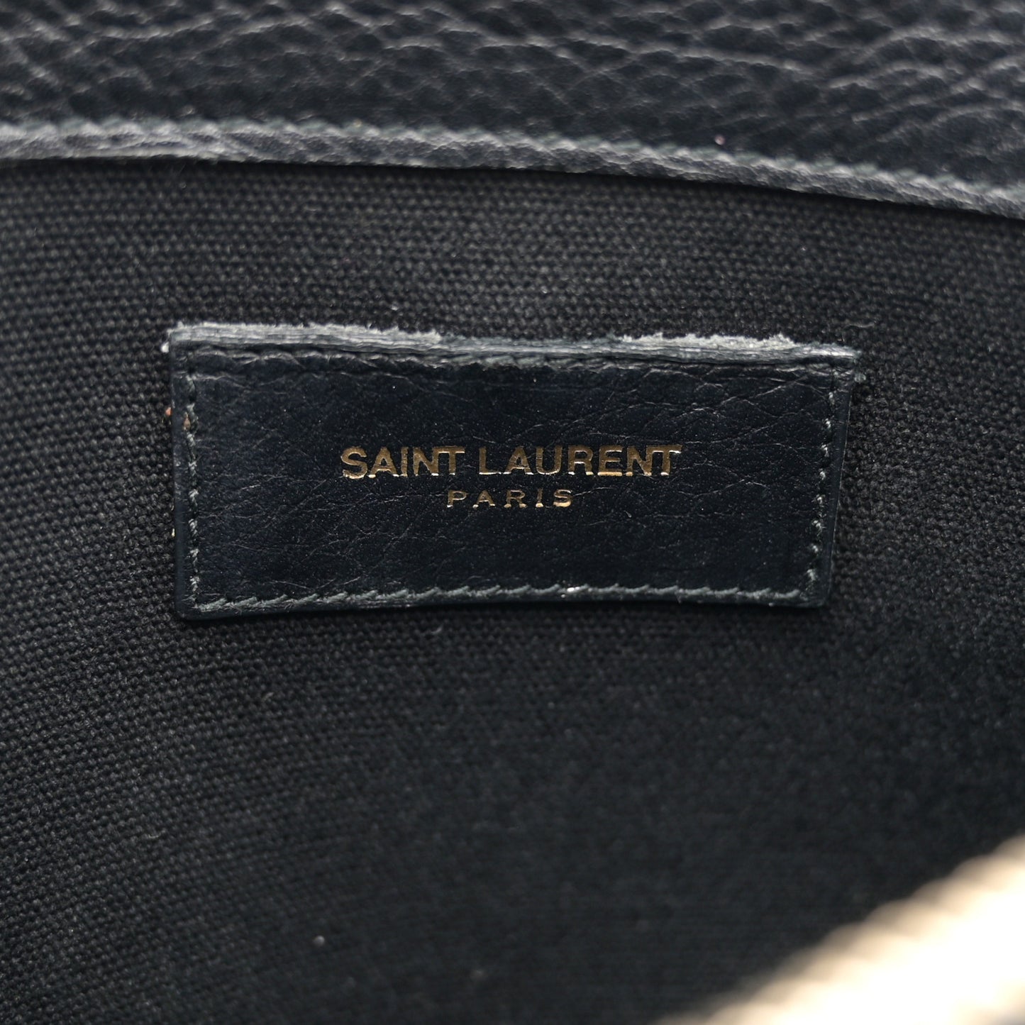 Calfskin Canvas Small Muse Two Black