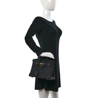 Hermes Togo Birkin 25 Black 2 of 10