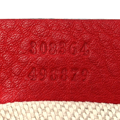 Gucci Pebbled Calfskin Small Soho Disco Bag Tabasco Red 6 of 18