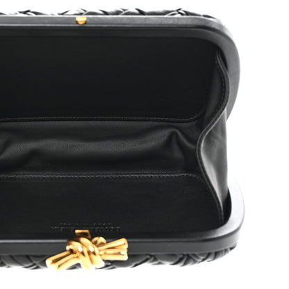 Bottega Veneta Nappa Intrecciato Knot Clutch Black 5 of 6