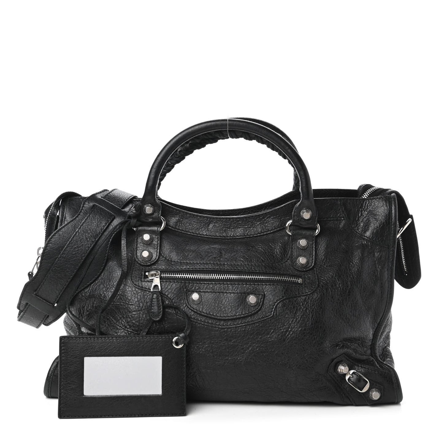 Agneau Giant 12 Silver Hardware City Black