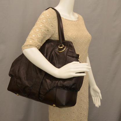 Gucci Guccissima Full Moon Tote Black 2 of 7