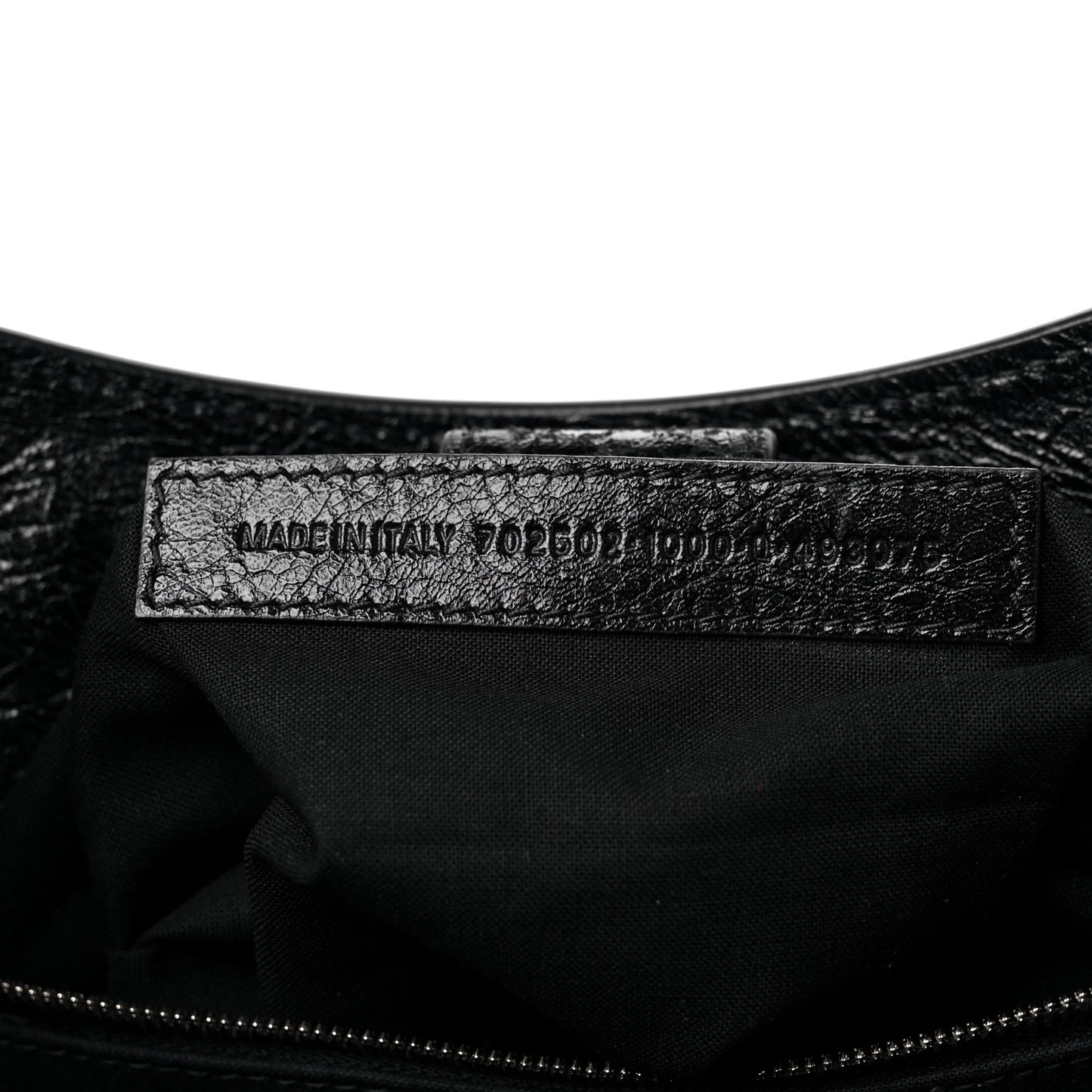 Agneau Arena Neo Classic Silver Hardware Medium Upside Down Tote Black
