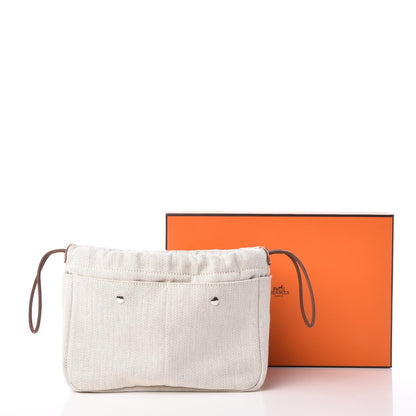 Hermes Canvas Barenia Fourbi 20 PM Pouch Naturel Fauve 8 of 8