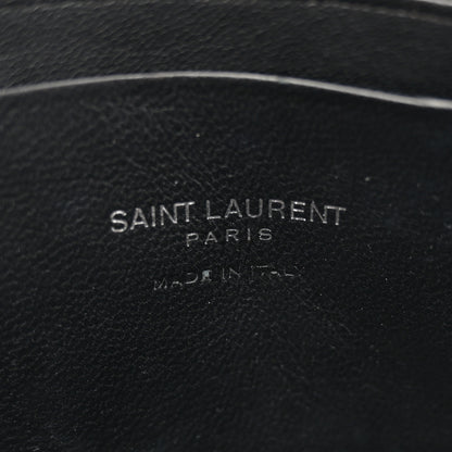 Saint Laurent Grain De Poudre Matelasse Monogram Mini Lou Camera Bag Black 6 of 11