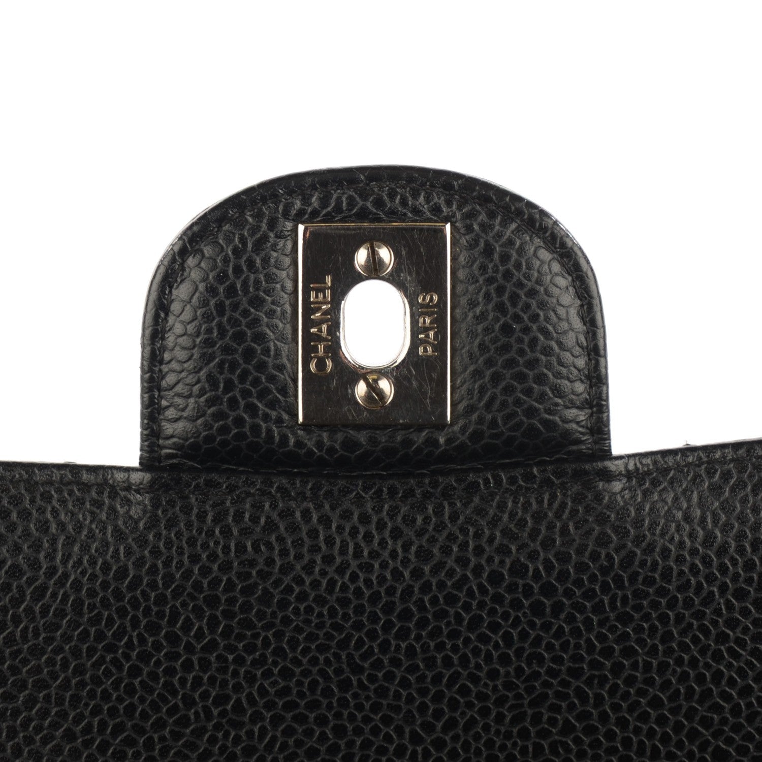 Chanel Caviar Quilted Medium Double Flap Black 7 of 8