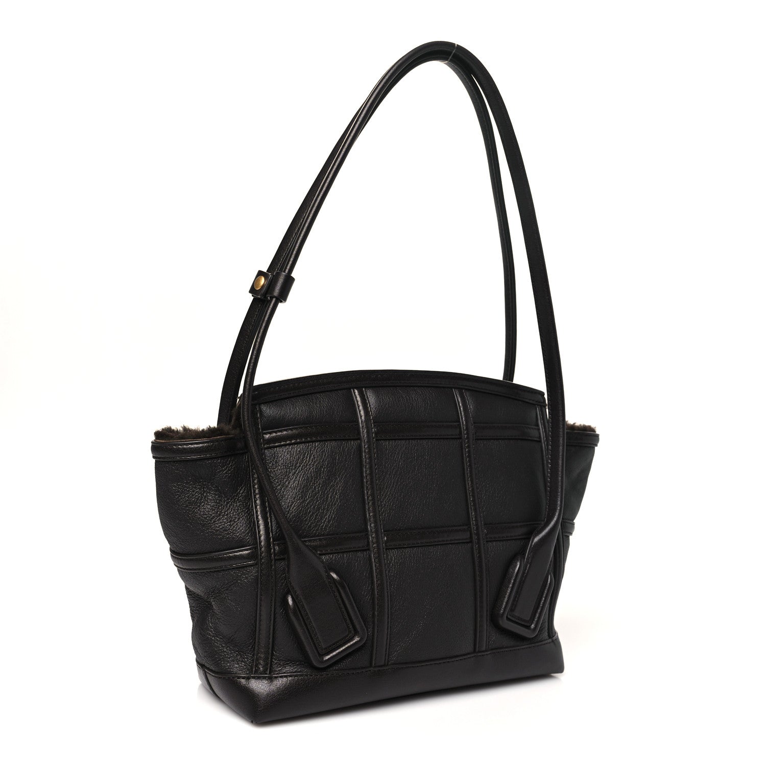 Bottega Veneta Grainy Calfskin Merino Wool Small Arco Fondant 2 of 9