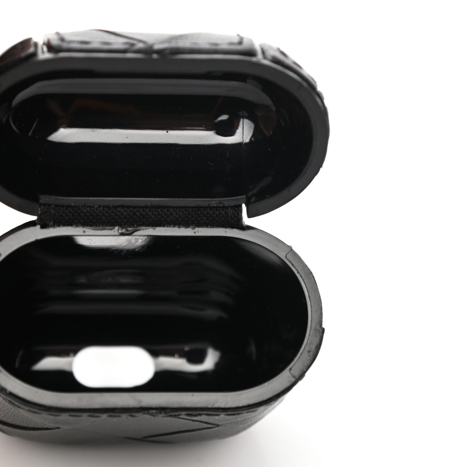 Bottega Veneta Nappa Intrecciato Airpods Case Black 3 of 4