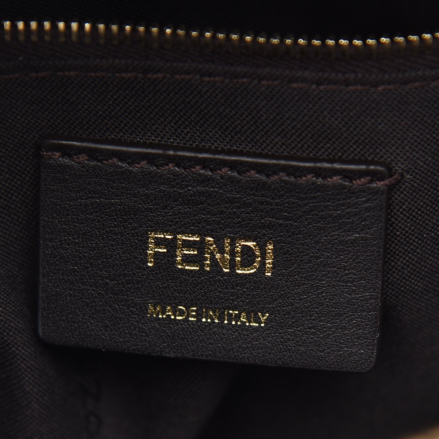 Fendi X FILA Glazed Fabric Vitello Century FF 1974 Mania Mini Backpack Mogano Panna Blueberry 6 of 9