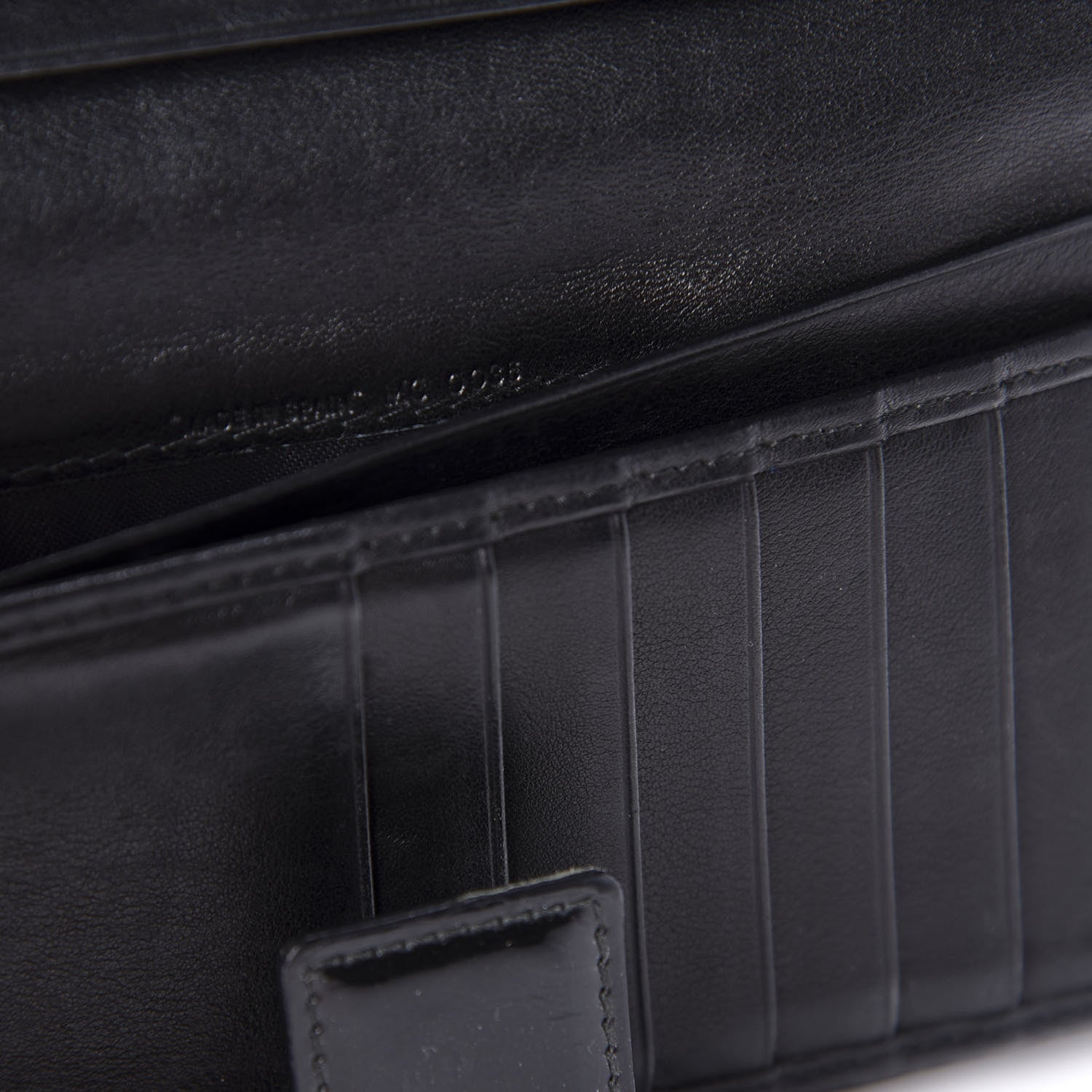 Christian Dior Monogram Saddle Wallet Black 11 of 12
