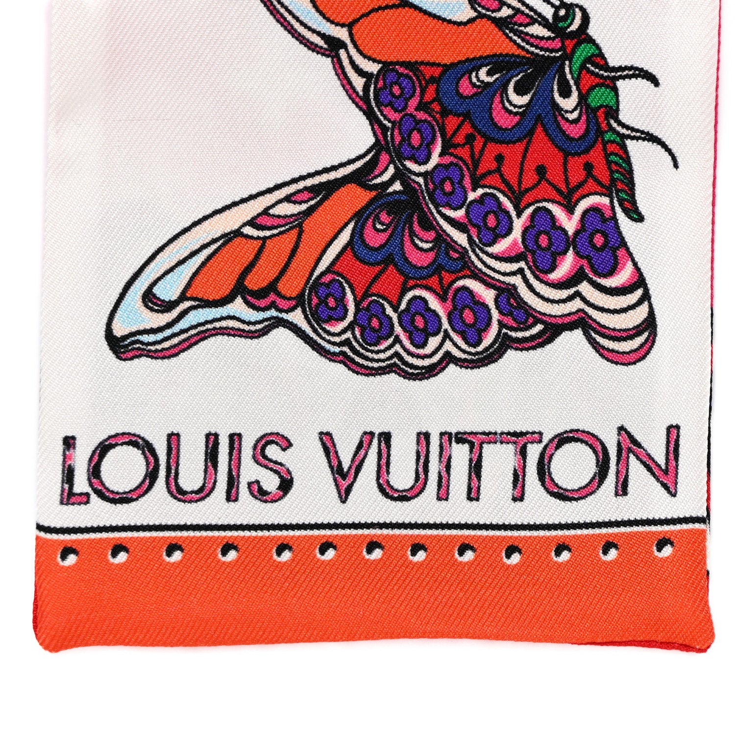 Louis Vuitton Silk Monogram World Of Love Bandeau White 2 of 10