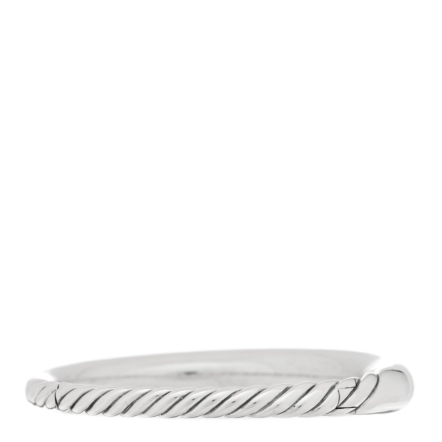 Sterling Silver Pure Form Smooth Bracelet