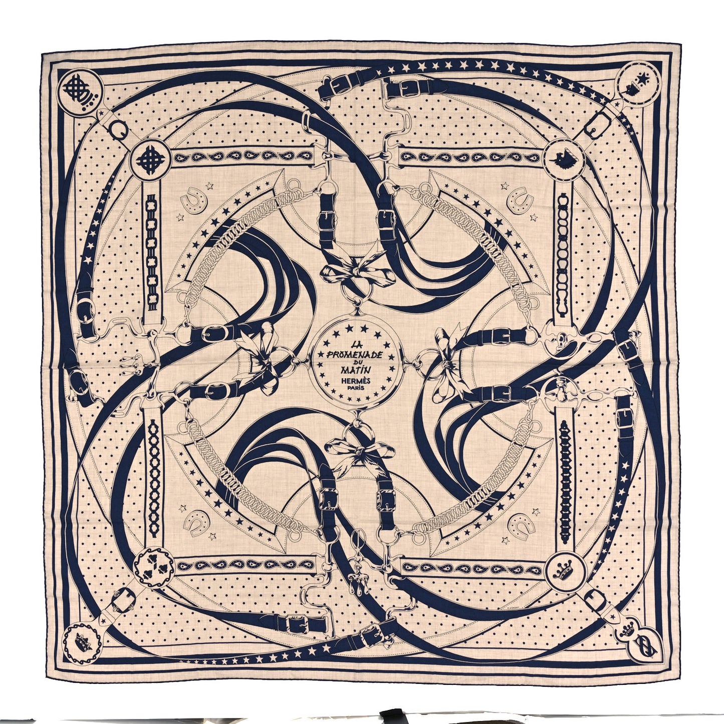 Cashmere Silk La Promenade Du Matin Shawl 140 Naturel Marine Black