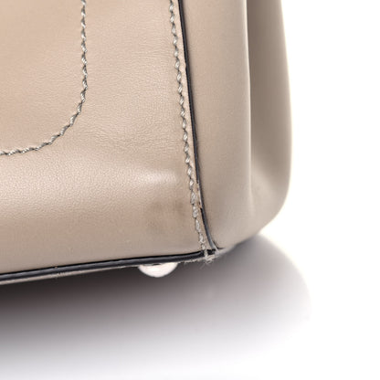 Fendi Vitello Baltico Dolce DotCom Satchel Tortora Papavero 19 of 26