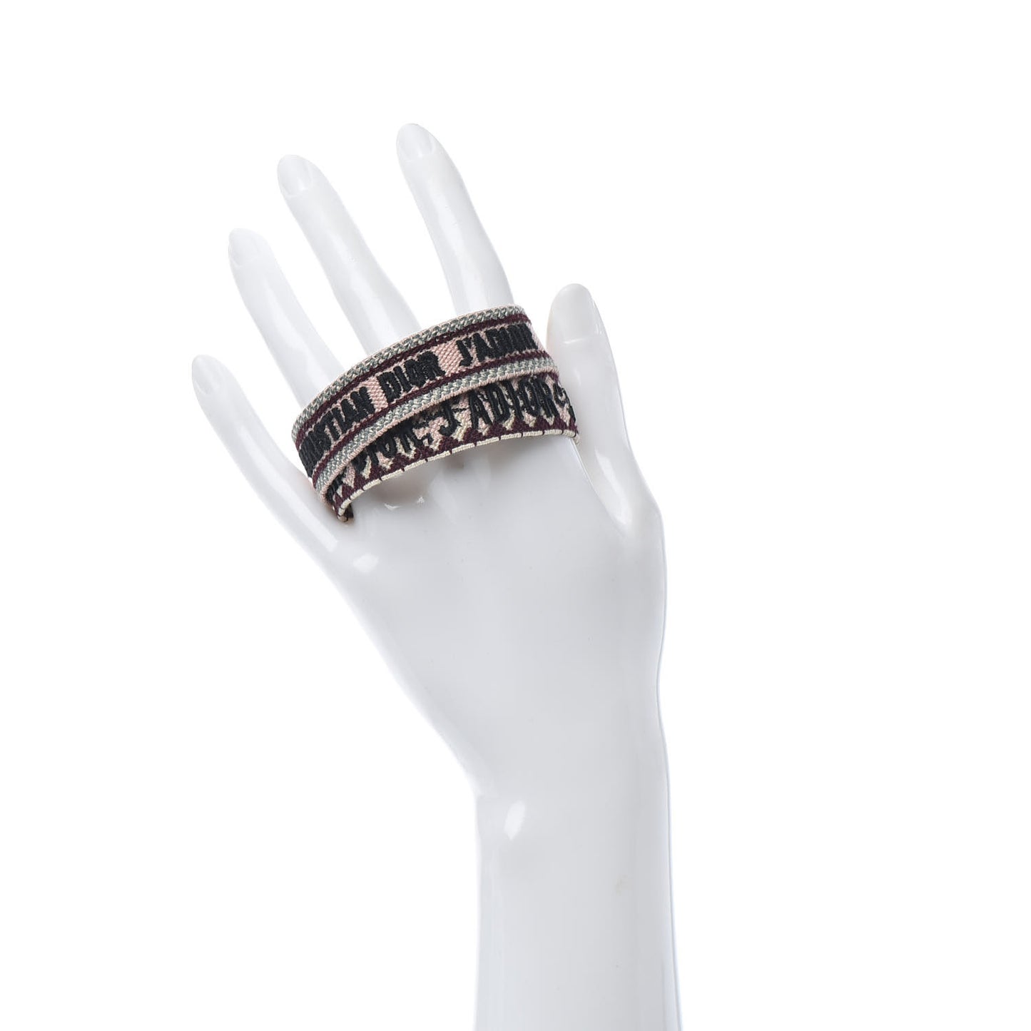 Woven Cotton J'Adior Friendship Bracelet Set Pink Multicolor