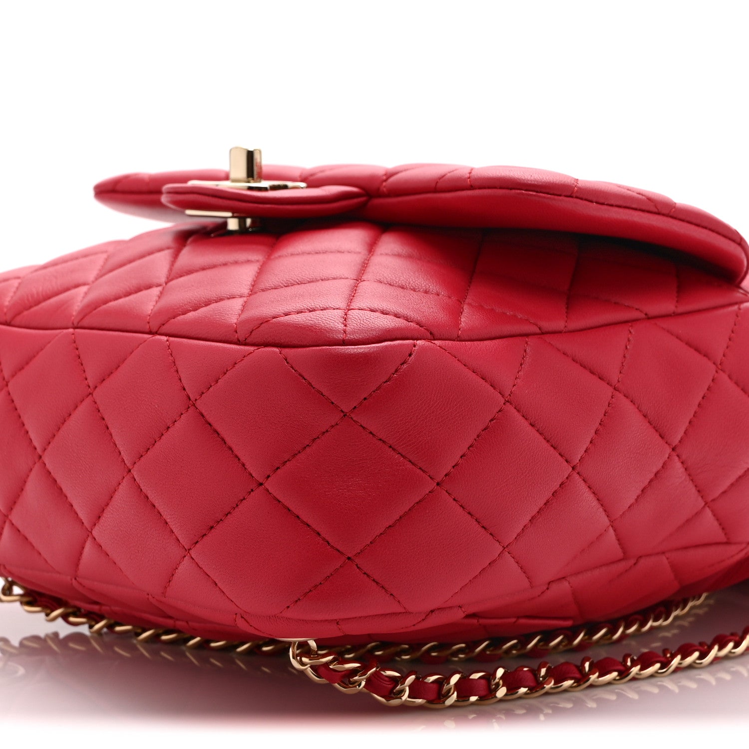 Chanel Lambskin Quilted Small in Seoul Backpack Dark Pink 10 of 10